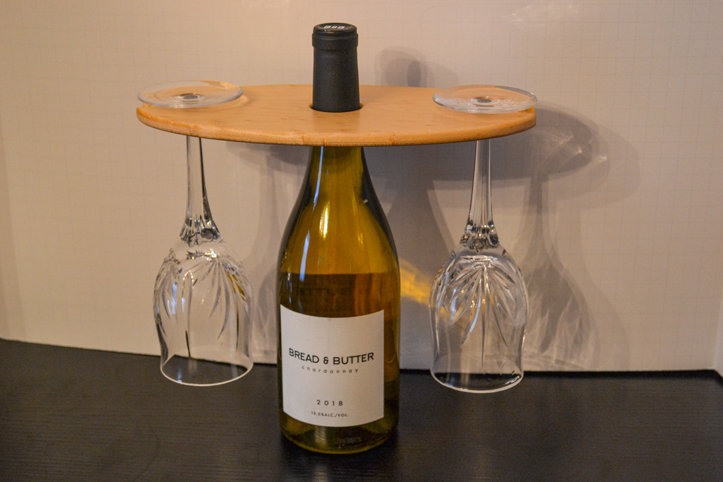 Wine bottle & glass Display – RFB Woodcraft
