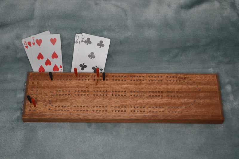 Mahogany Cribbage Board