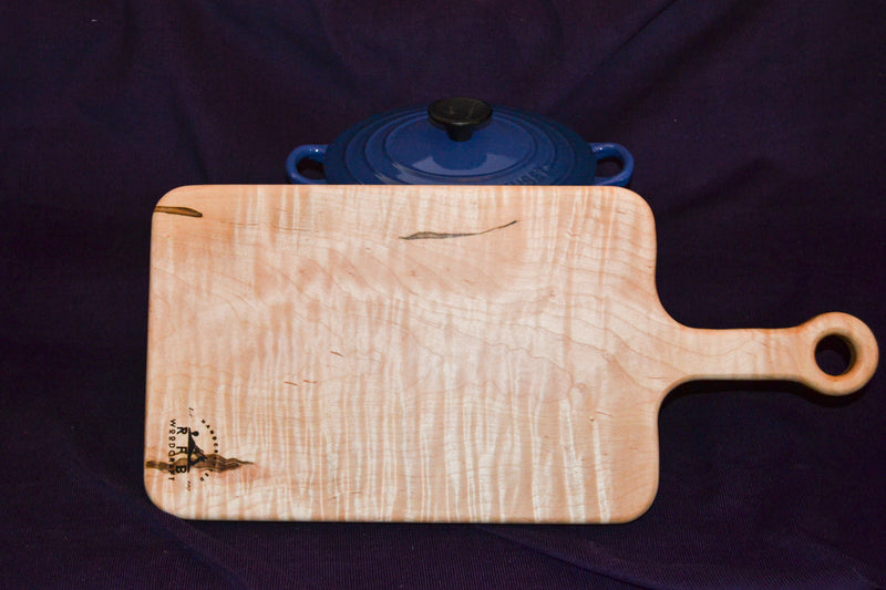 Handled Curly Maple - solid