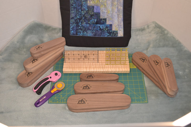 Walnut Quilter's Clappers