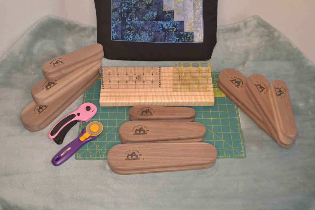 Walnut Quilter's Clappers