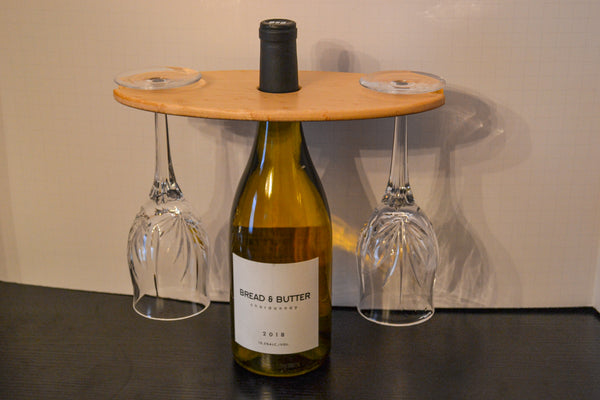 Wine bottle & glass Display