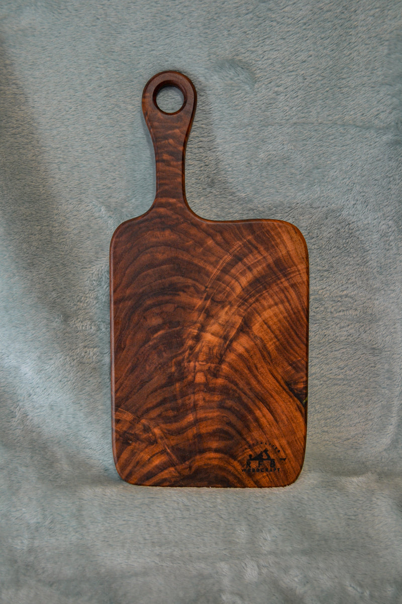 Handled Black Walnut - off center