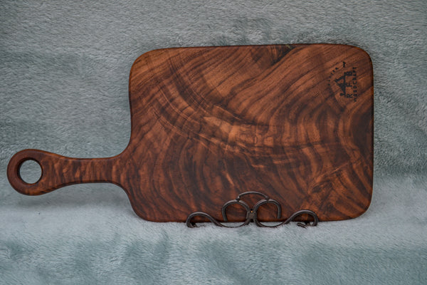 Handled Black Walnut - off center