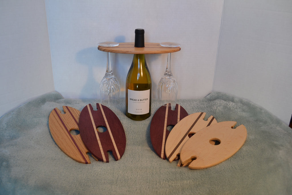 Wine bottle & glass Display