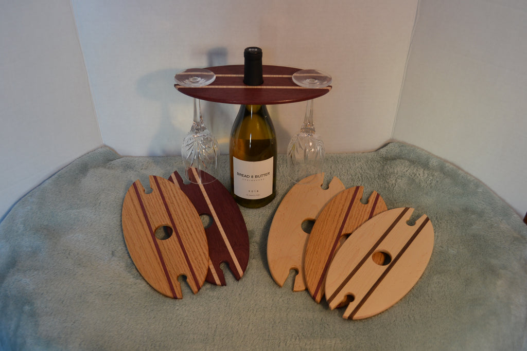 Wine bottle & glass Display