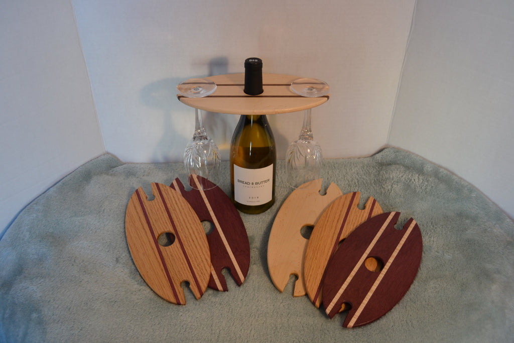 Wine bottle & glass Display