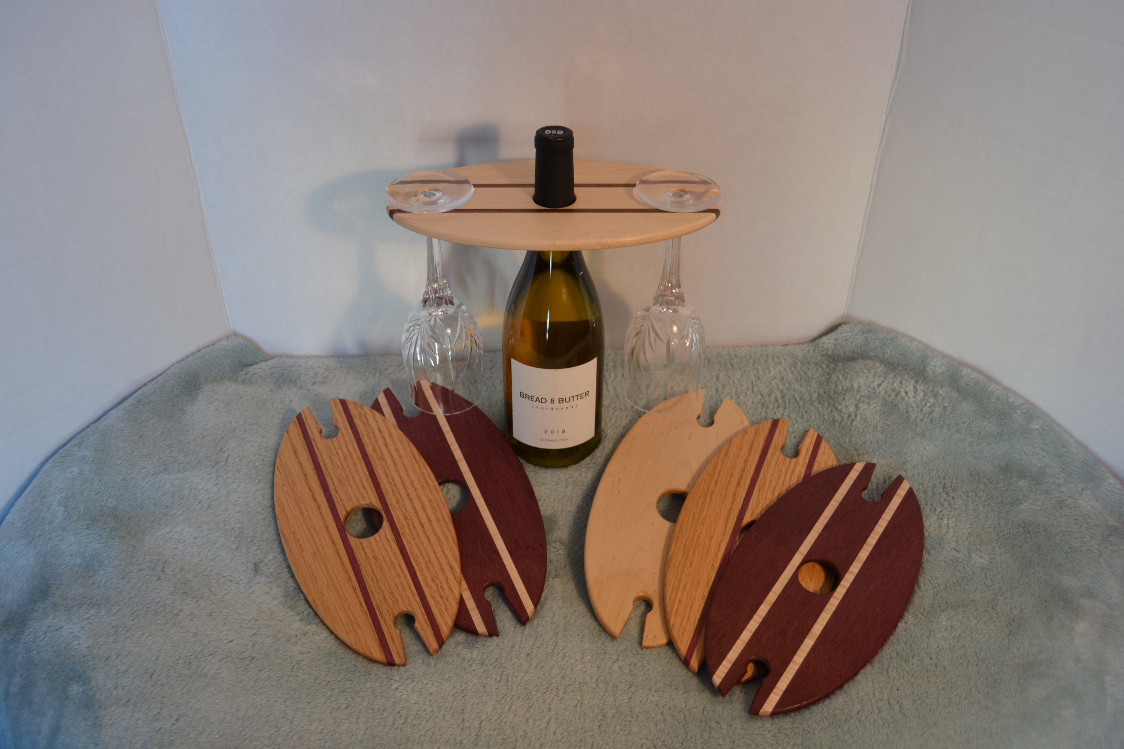 Wine bottle & glass Display